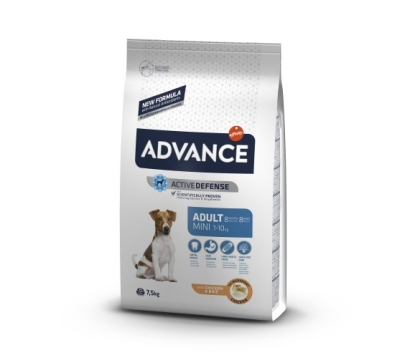 Advance Dog Mini Adult 3кг - пилешко и ориз