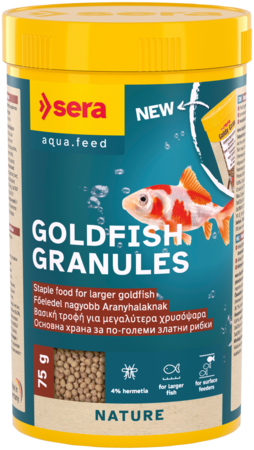 SERA GOLDY GRAN GRANULES/ХРАНА ЗА ЗЛАТНИ РИБКИ/250мл