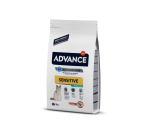 Advance Cat Adult Sterilized Sensitive 3кг - сьомга и ечемик